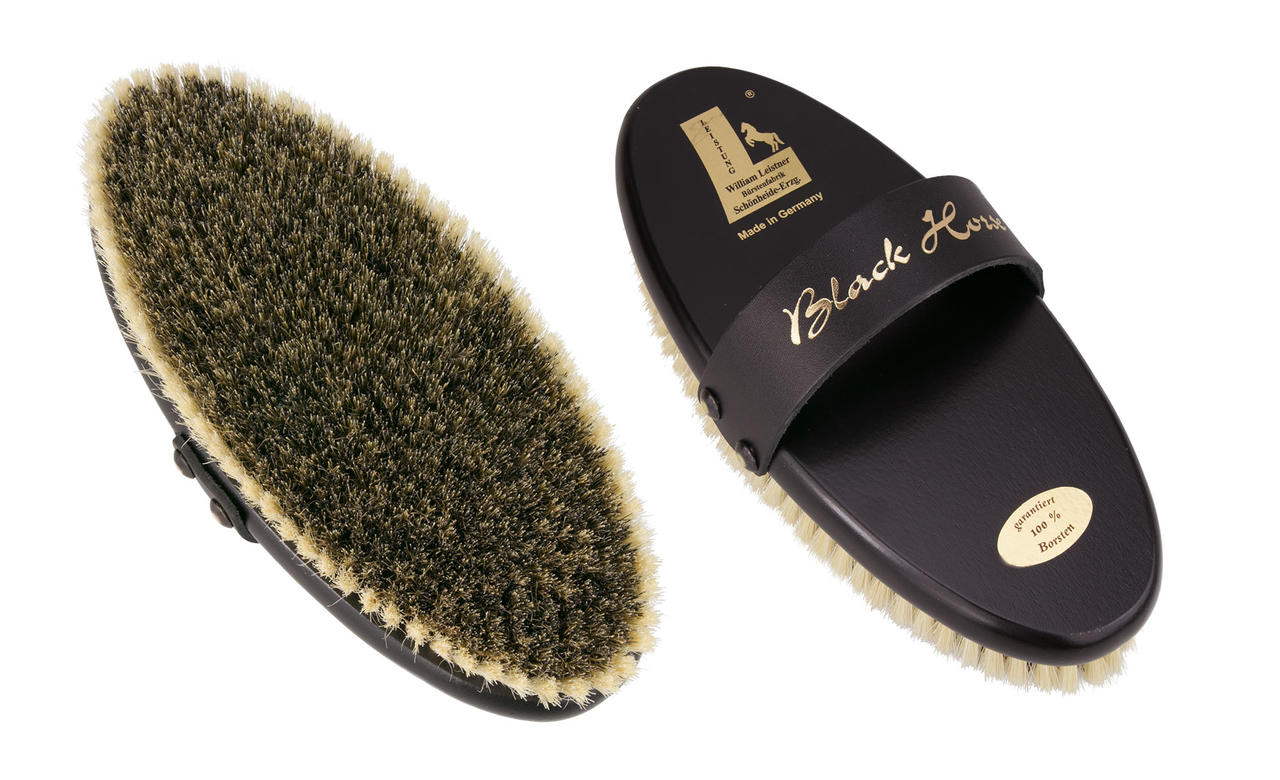 Leistner Brosse de pansage Black Horse 214 x 96 mm