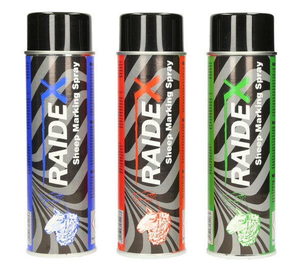 Raidex Spray de marquage pour moutons 500 ml