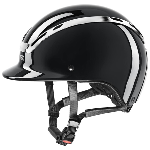 uvex Casque d'équitation exxeed shiny chrome